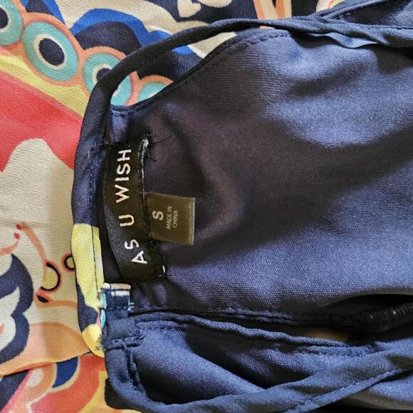 AS U WISH Women's Colorful Maxi Dress - Size Small - Picture 4 of 5